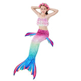 Kid Girl Mermaid Ariel Swimwear Bikini Holiday Masquerade Swimsuits