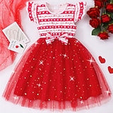 Book Week 2026 Kids Girls' Dress Unicorn Short Sleeve Outdoor Casual Fashion Adorable Polyester Knee-length Casual Dress A Line Dress Summer 4 years+ Light Pink White Pink