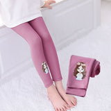 3-12Y Kids Girls Cat Active Outdoor Spring Fall Pants Leggings
