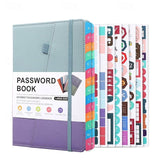 Password Book A5 Letter Tag  Notebook Login Manager 240 Pages 3 Packs