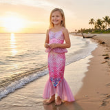 Kid Girl Mermaid Princess Theme Party Costume Cosplay Carnival Dresses