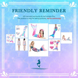 Kids Girls Five Piece Mermaid Swimwear Bikini Beach Summer Swimsuits