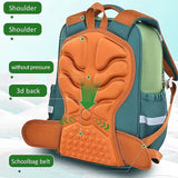 Kids Primary School Ergonomic Backpack Waterproof Large-capacity Schoolbag