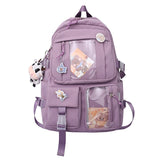 Kid Girls School Cartoon Adjustable Strap Waterproof Backpacks Back to School