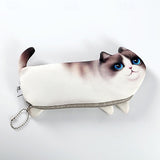 Simulation Fish-Shaped Pencil Case Waterproof Pencil Coin Purse