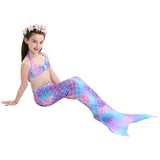 Kids Girls  3pcs Mermaid Swimwear Bikini  Swimwear