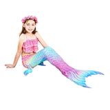 Kid Girl Mermaid Ariel Swimwear Bikini Holiday Masquerade Swimsuits