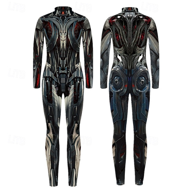 Family Matching Jumpsuit Halloween Print  Long Sleeve Pajamas Outfits