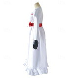 3-12T Kid Girl Conjuring Annabelle Halloween Carnival Cosplay Costume