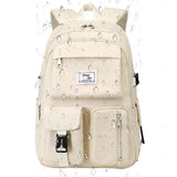 Kid Waterproof Oxford Fabric Stylish Multi-pocket Backpack for School and Travel