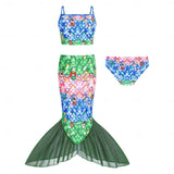 Kid Girl Mermaid Princess Dress Swimwear Masquerade Holiday Swimsuits