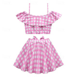 Kids Girl Swimwear Outdoor Beach Print Bathing SwimSuits