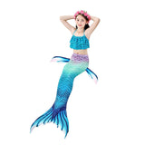 Kid Girl Mermaid Ariel Swimwear Bikini Holiday Masquerade Swimsuits