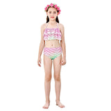 Kid Girl Mermaid Ariel Swimwear Bikini Holiday Masquerade Swimsuits