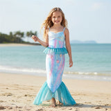 Kid Girl Mermaid Princess Theme Party Costume Cosplay Dresses