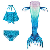 Kid Girl Mermaid Ariel Swimwear Bikini Holiday Masquerade Swimsuits