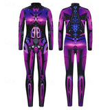 Family Matching Jumpsuit Halloween Print  Long Sleeve Pajamas Outfits