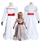 3-12T Kid Girl Conjuring Annabelle Halloween Carnival Cosplay Costume