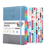 Password Book A5 Letter Tag  Notebook Login Manager 240 Pages 3 Packs
