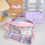 Kid Pencil Cases Large Capacity Pen Pouch Stationery Organizer Back to School