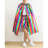 Kids Girls Halloween Cape Solid Fashion Coat Outerwear