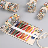 Pencil Roll Case 12/24/36/48/72/108 Exquisite Pencil Packaging Student Stationery