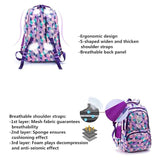 Student Boys Girls School Backpack Multicolor Multi-function Bookbags