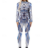 Family Matching Halloween Jumpsuit Skull Pattern Long Sleeve Pajamas Outfits
