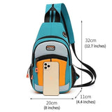 Kid Men Women Fashion Multi Function Mini Chest Backpack