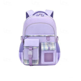 Kid Primary School Girls Lightweight Backpack Large Capacity Waterproof Schoolbags