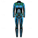 Family Matching Jumpsuit Halloween Print  Long Sleeve Pajamas Outfits