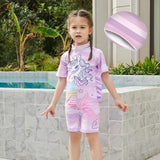 Kids Girls Swimsuit Outdoor Party Unicorn  Fashion Bathing Suits