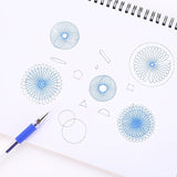 Multi-function Puzzle Spirograph Geometric Ruler Drafting Tools For Students 3 Packs