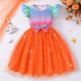 Book Week 2026 Kids Girls' Dress Unicorn Short Sleeve Outdoor Casual Fashion Adorable Polyester Knee-length Casual Dress A Line Dress Summer 4 years+ Light Pink White Pink