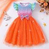 Book Week 2026 Kids Girls' Dress Unicorn Short Sleeve Outdoor Casual Fashion Adorable Polyester Knee-length Casual Dress A Line Dress Summer 4 years+ Light Pink White Pink