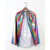 Kids Girls Halloween Cape Solid Fashion Coat Outerwear
