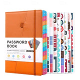 Password Book A5 Letter Tag  Notebook Login Manager 240 Pages 3 Packs