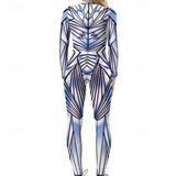 Family Matching Halloween Jumpsuit Skull Pattern Long Sleeve Pajamas Outfits