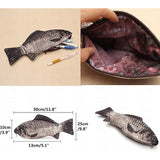 Simulation Fish-Shaped Pencil Case Waterproof Pencil Coin Purse