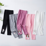 3-12Y Kids Girls Cat Active Outdoor Spring Fall Pants Leggings