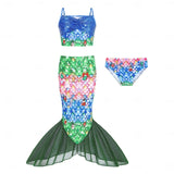 Kid Girl Mermaid Princess Dress Swimwear Masquerade Holiday Swimsuits