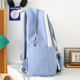 Back to School 4-Piece Kid Pink Backpack Set – Includes School Bag, Tote, Pencil Case & Coin Purse