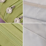 Pencil Cases Wear-Resistant Multifunction With Zipper Canvas for School Office Student