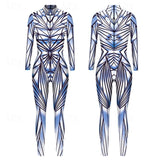 Family Matching Halloween Jumpsuit Skull Pattern Long Sleeve Pajamas Outfits