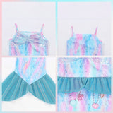 Kid Girl Mermaid Princess Theme Party Costume Cosplay Dresses