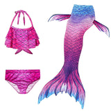 Kid Girl Mermaid Ariel Swimwear Bikini Holiday Masquerade Swimsuits