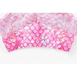 Kid Girl Mermaid Princess Swimwear Movie Cosplay Party Holiday Swimsuits