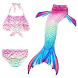 Kid Girl Mermaid Ariel Swimwear Bikini Holiday Masquerade Swimsuits