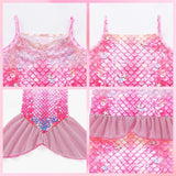 Kid Girl Mermaid Princess Theme Party Costume Cosplay Carnival Dresses