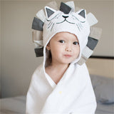 Kids Newborn Baby Towel Cotton Bathrobe Baby Bath Towel Beach Poncho - honeylives